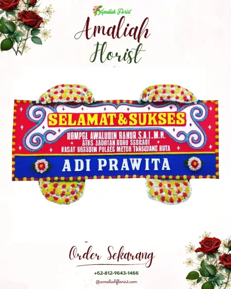 Papan Bunga Ucapan Selamat Cluster Emerald Summarecon